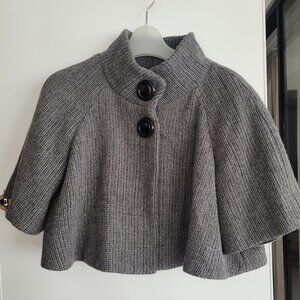 INC International Concepts Gray Cape Jacket